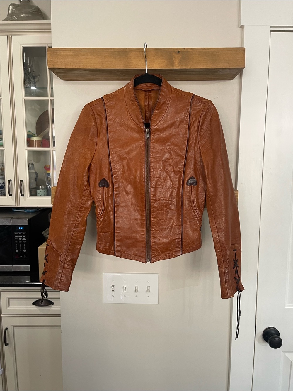 Vintage Y2K Katayone Adeli lambskin leather jacket
